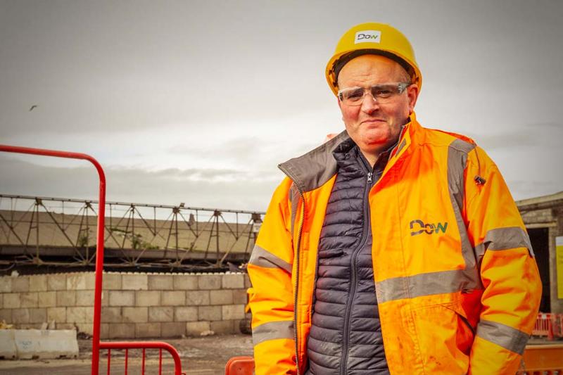 Brian Nedley, Site Compliance Supervisor, on site